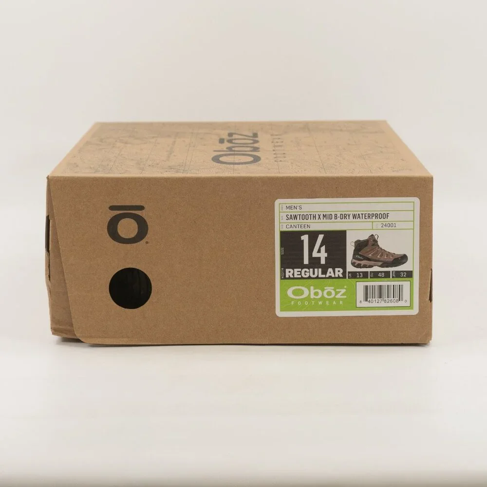 Oboz Sawtooth X Mid B-Dry Waterproof 'Canteen' 24001 Boot Multi-Size
